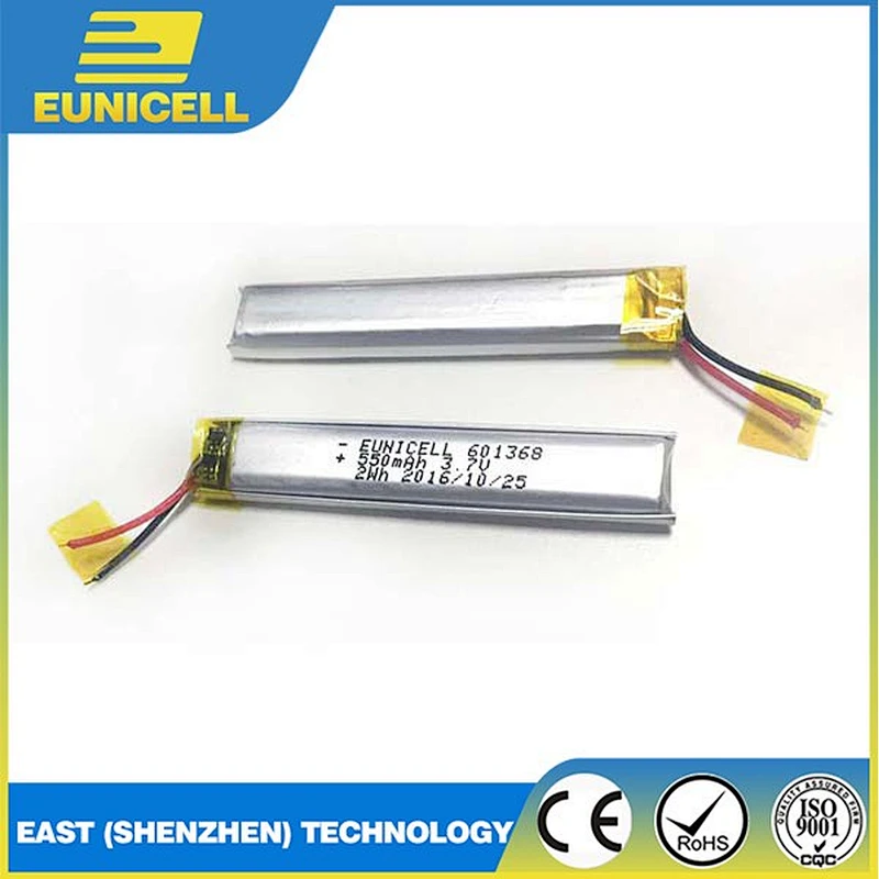 3.7V Lithium Li Ion Polymer Battery 601515 70mAh rechargeable