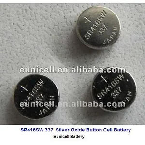 337 SR416SW SR416 watch battery 337 377 silvery coin battery
