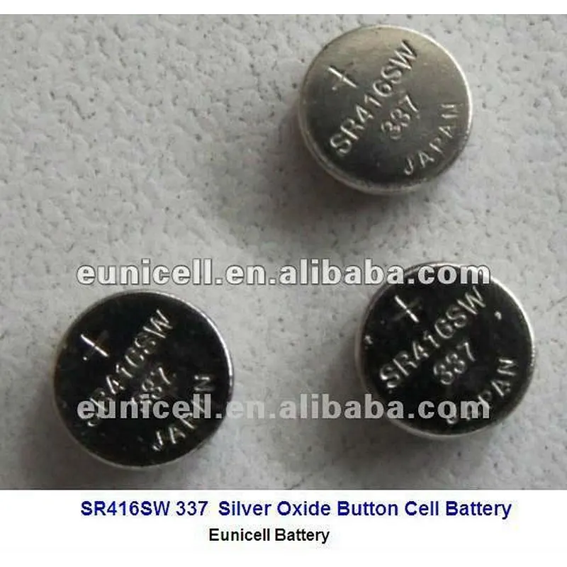 337 SR416SW SR416 watch battery 337 377 silvery coin battery