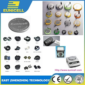 lithium ion battery 3.6v lir3032 CR3032 with solder tabs