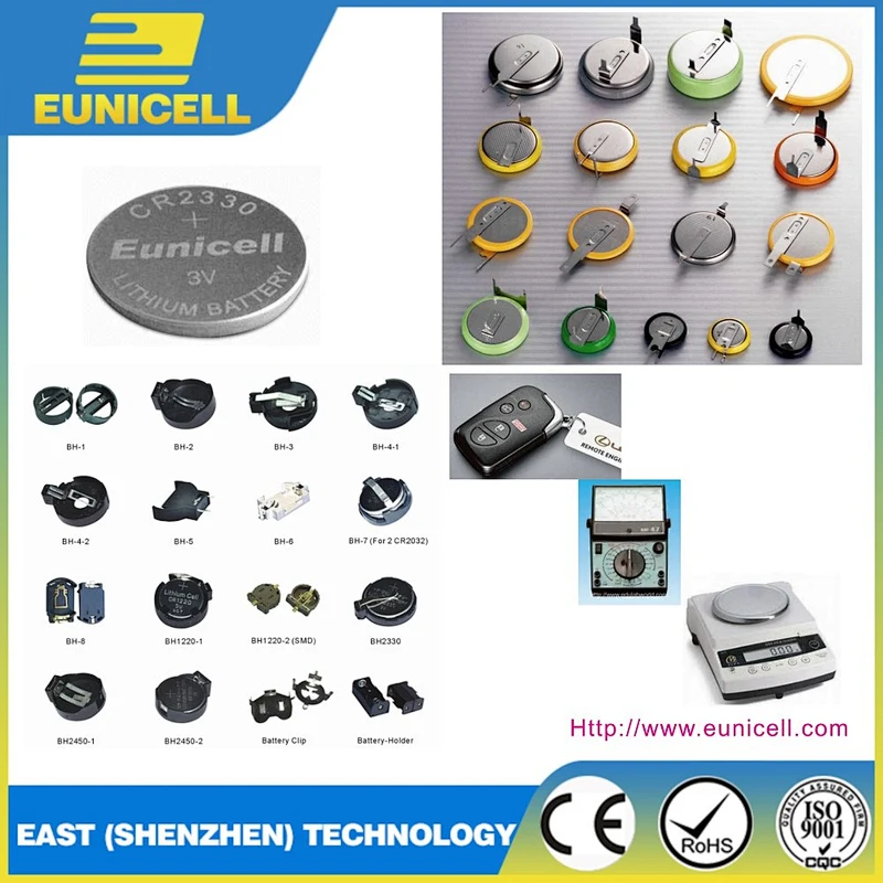 lithium ion battery 3.6v lir3032 CR3032 with solder tabs