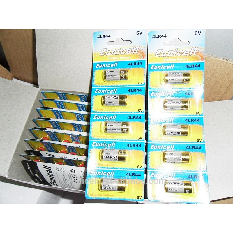 0% Hg Pb 6V dry Battery 4LR44 28A 4AG13 544 4A76 alkaline Mercury Free battery