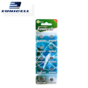 10 pieces of AG3 LR41 card 0% Hg 1.5V alkaline new battery suitable for thermometer checker CE MSDS SGS ROHS