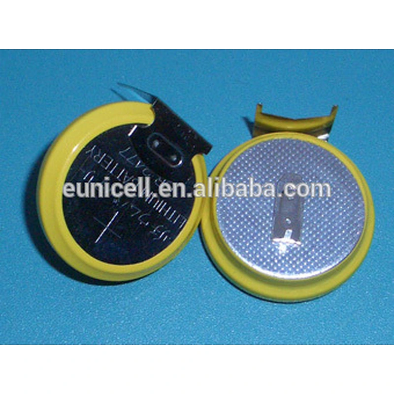 3V lithium CR2477 with solder pins button battery with solder pins CR 2477