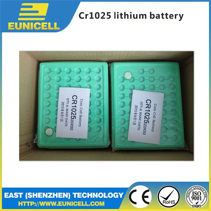 cr1025 battery 3.0v lithium button cell battery CR1025 CR2016 CR2025 CR2032
