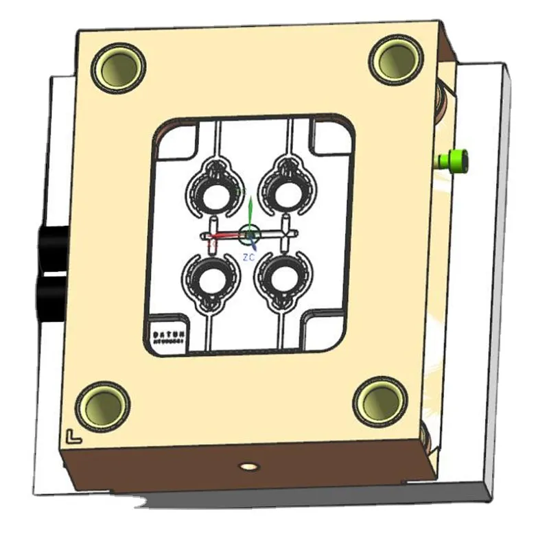 Multi outlet socket mold