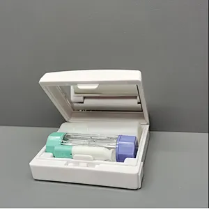 Mini portable plastic container for contact lenses with factory price
