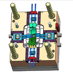 Injection plastic parts molded