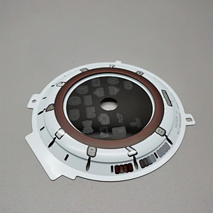 plastic part injection molding for vacuum clear pedestal with factory price customized style