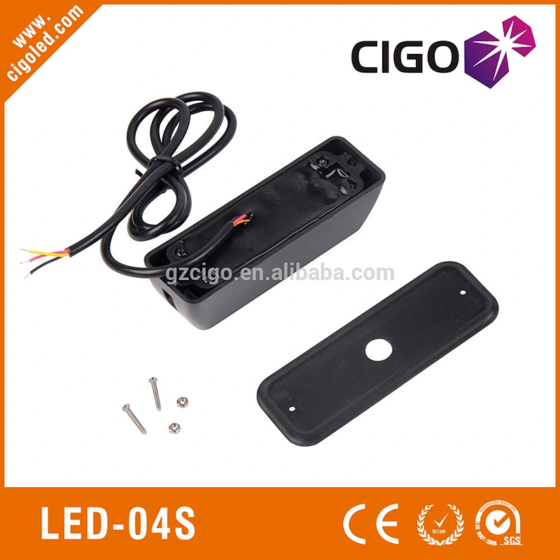 LED-04S car lights led PC lens green led warning strobe light 12v 4W led emergency light