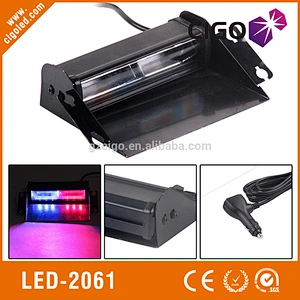 LED-2061 clear lens more bright emergency vehicle led lights 6W warning light bars for trucks 12V warning light bar amber