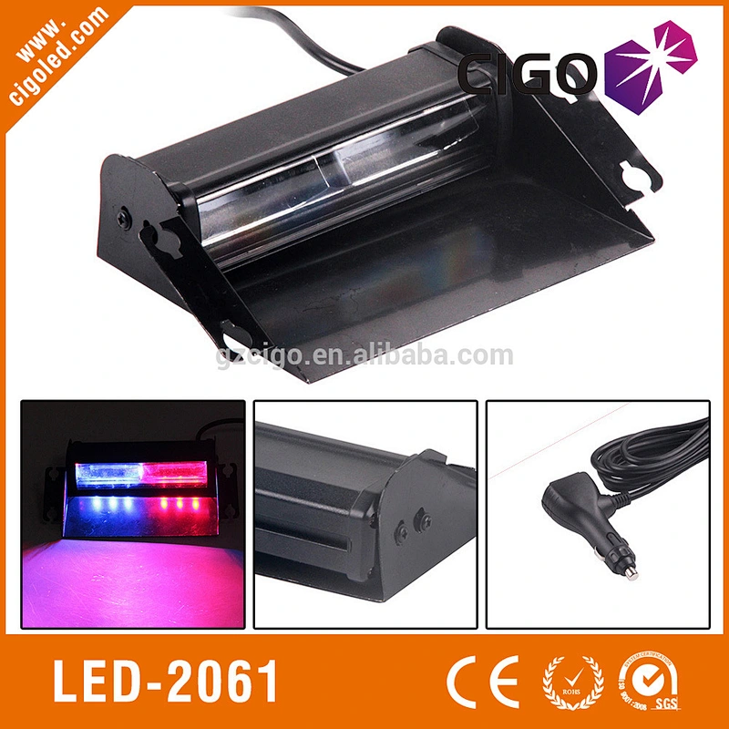 LED-2061 clear lens more bright emergency vehicle led lights 6W warning light bars for trucks 12V warning light bar amber