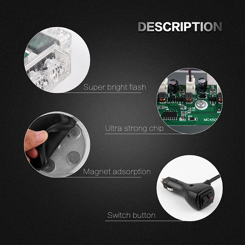 LED- 510D led strobe light flashing light for vehicles