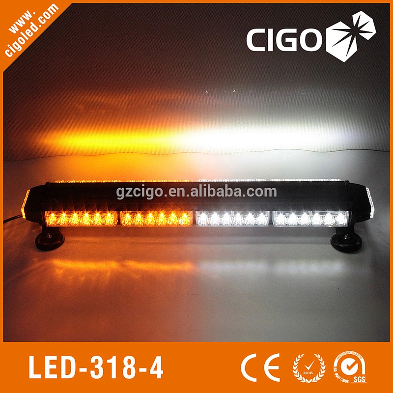 LED-318-4 emergency vehicle flashing lights 12V led magnetic light bar 54W emergency flashing lights