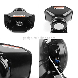 200W police pa speaker12V DC many sirens and sounds