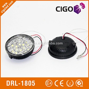 Automatic turn-off Round 36 pcs 5050 high power led driving lights led daytime running lights for cars drl lights