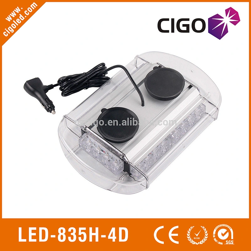LED-835H-4D signal light bar 12V strobe light car 24W police lighting