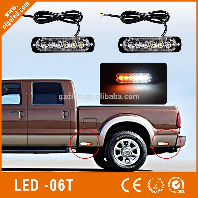 Hot sell 2016 Universal thin strobe led light 12V 18W Car grille light warning strobe grille deck light