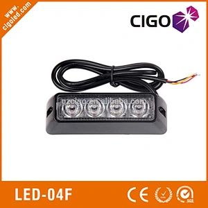 LED-04F led warning light 12V green led warning strobe light 4W led traffic warning light any color commission