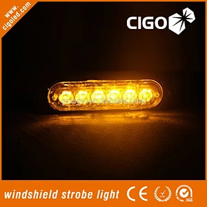 Hot sell 2016 Universal thin strobe led light 12V 18W Car grille light warning strobe grille deck light