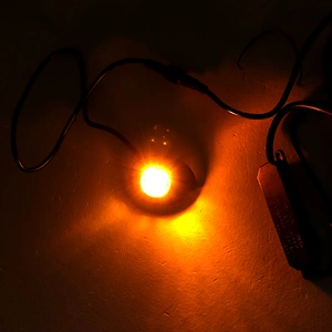 DC12V 24V White Amber Color LED lighthead Auto Hideaway Warning Light