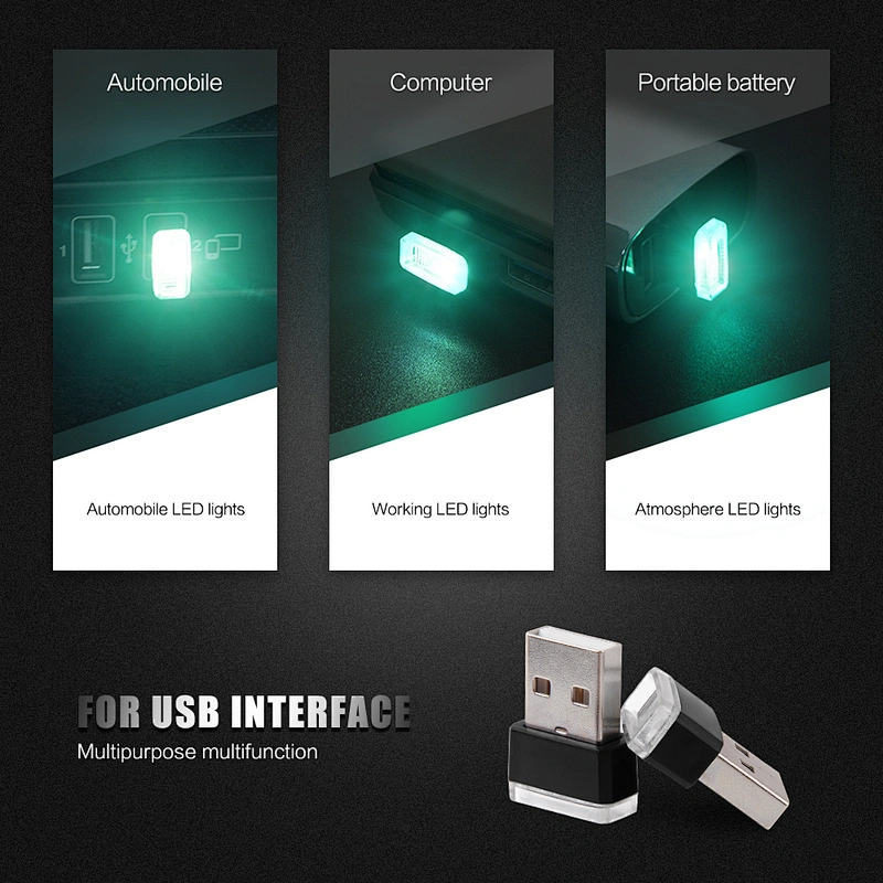 USB atmosphere light multicolor car atmosphere led light led atmosphere lamp