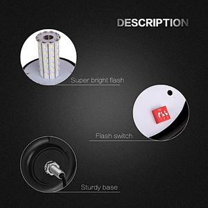 LED-03H-2 Amber LED 60-5730 led strobe warning lights  For Heavy Machine