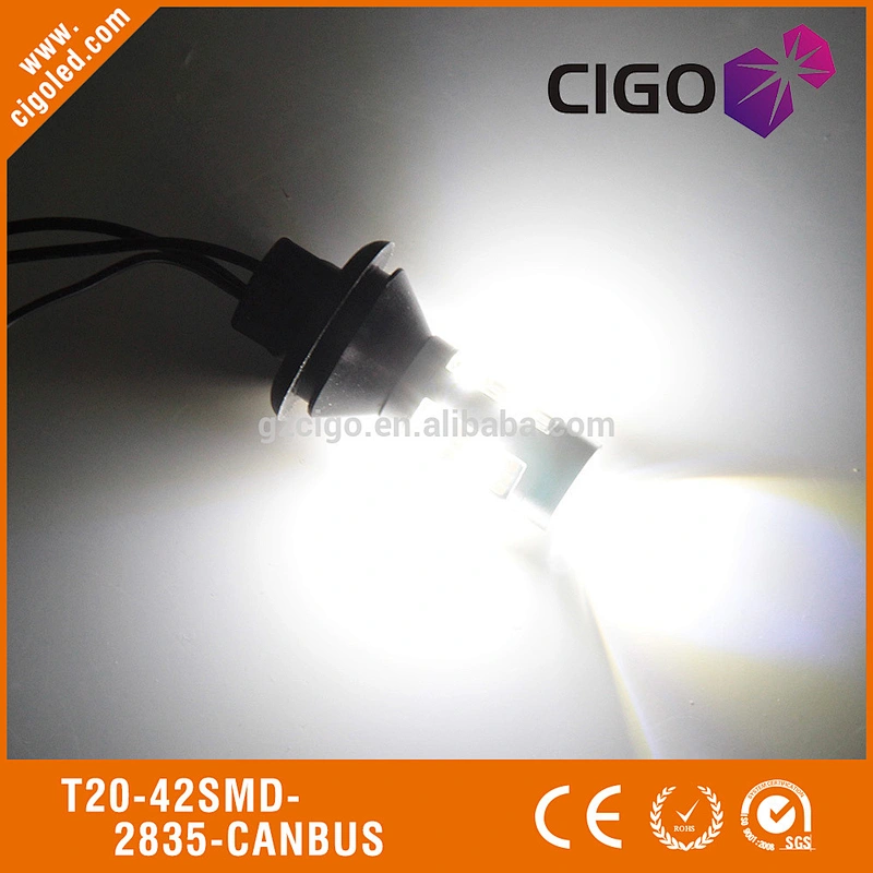 T20-42SMD-2835-CANBUS Tail Light 12v Led Light 12smd 50w 60w,12smd 50w 60w And High Lumen T20 W21/5w 7443 Led