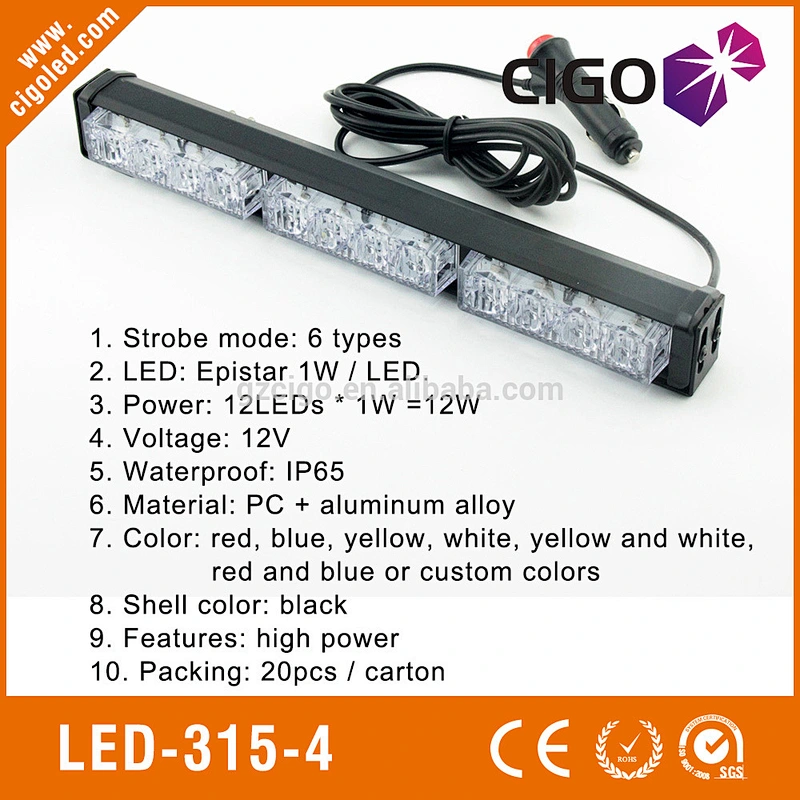 Automobile emergency police lights blue warning lights vehicle emergency warning lights