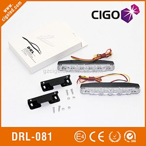 led CIGO factory daytime running lights 12V drl led headlights 12PCS led cars with daytime running lights