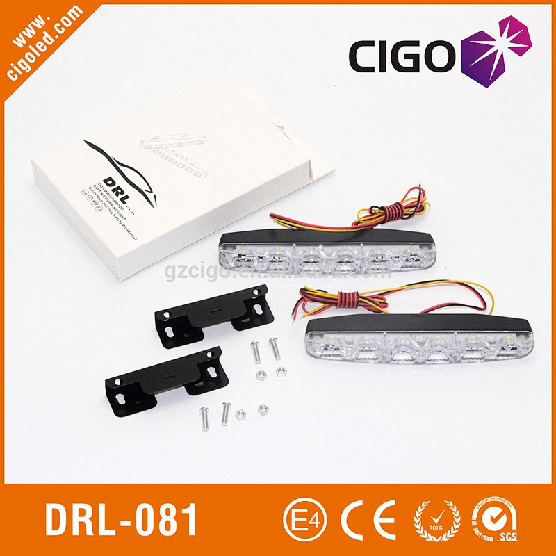 led CIGO factory daytime running lights 12V drl led headlights 12PCS led cars with daytime running lights