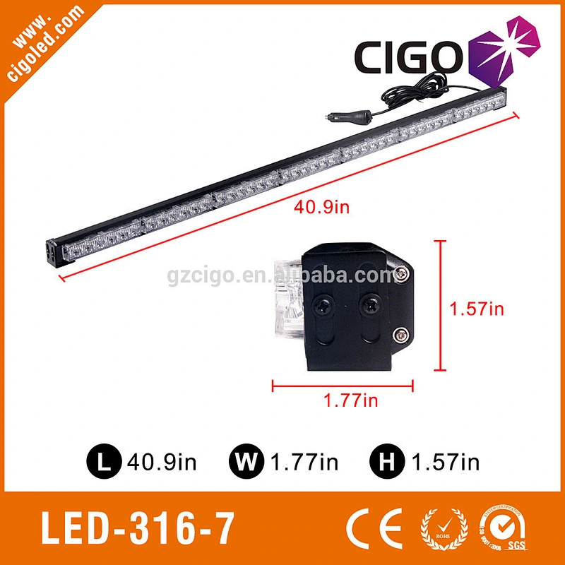 LED-316-7 emergency warning lights 12V led light bar police 42W emergency strobe light bars