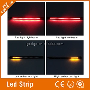 LED Strip 32 LED SMD3528 led LED Warning DC 12V soft strip police motorcycle strobe light emergency lighting systems