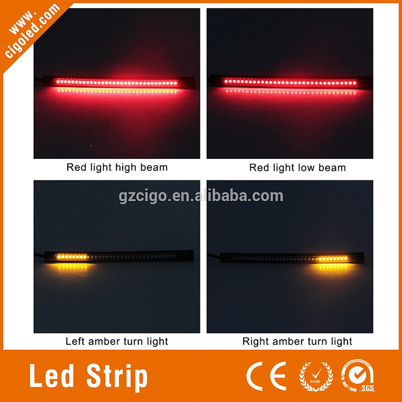 LED Strip 32 LED SMD3528 led LED Warning DC 12V soft strip police motorcycle strobe light emergency lighting systems