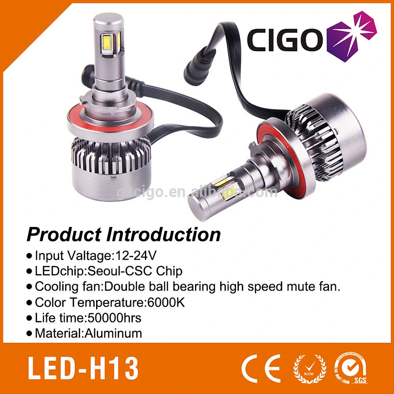 H13 880 881 9004 9005 9006 9007 H1 H4 H7 H8 H9 H11 H16 Auto Led Headlight Classic Design Auto Led Headlight 30w csp Car Light