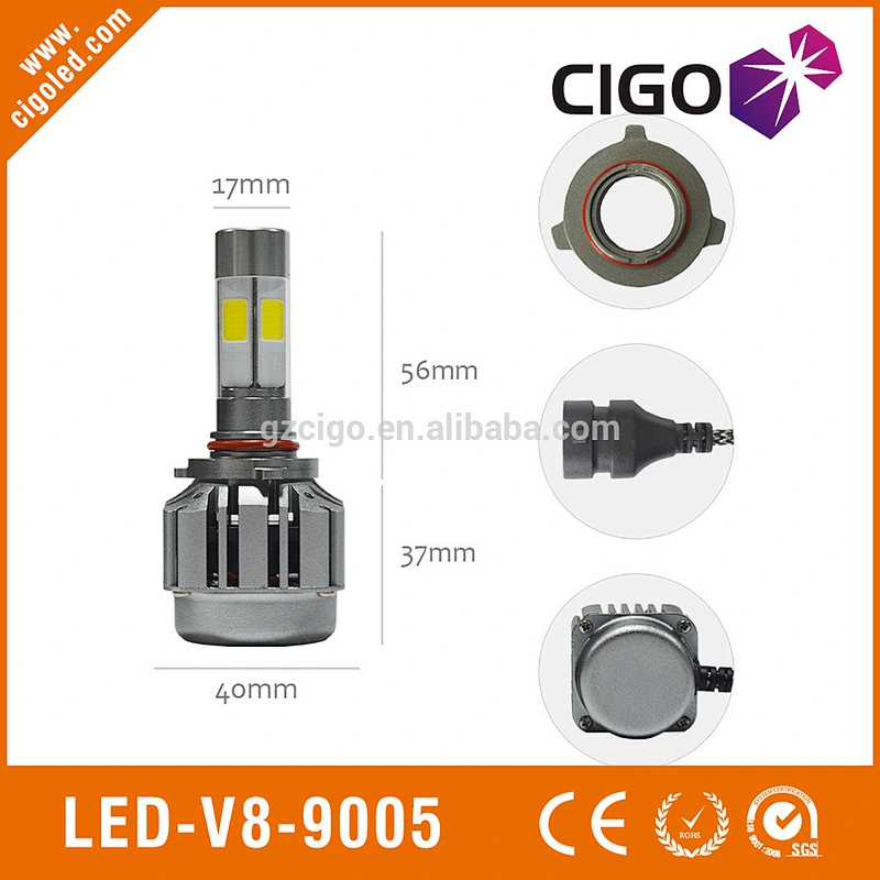 LED-V8-9005 led headlight conversion 12-24V 9005 led headlight 40W custom led headlights