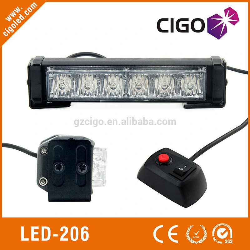 Wholesale led emergency vehicle warning lights LED-206 automotive strobe lights 12V amber strobe warning lights
