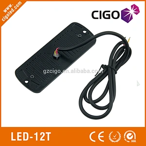 Hot LED-12T-1 emergency strobe lights for trucks 12 pcs 2835LED amber led light bar suppliers led flashing lights for vehicles