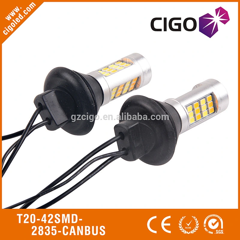 T20-42SMD-2835-CANBUS Tail Light 12v Led Light 12smd 50w 60w,12smd 50w 60w And High Lumen T20 W21/5w 7443 Led