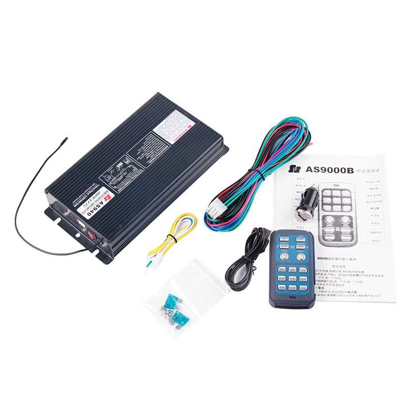 AS-940 many type sounds Police Siren DC 12V Alarm Siren 400w Siren