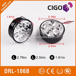 CIGO factory LED-106B high power led daytime running lamp for fitting drl lights 12V auto led daytime running lights