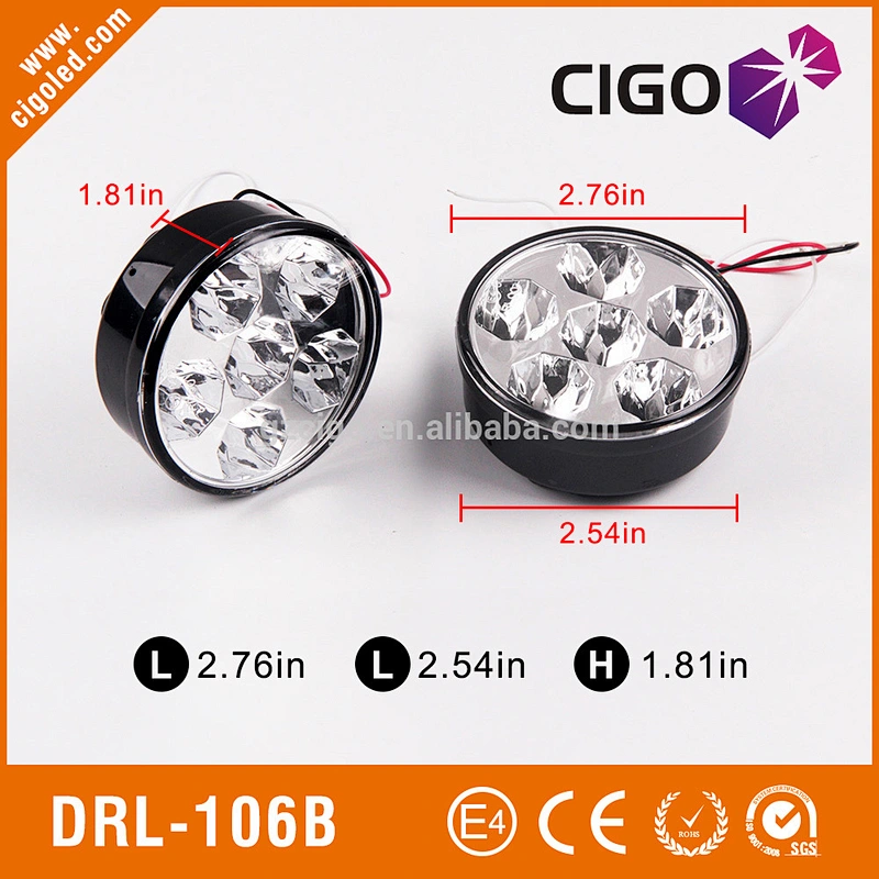 CIGO factory LED-106B high power led daytime running lamp for fitting drl lights 12V auto led daytime running lights