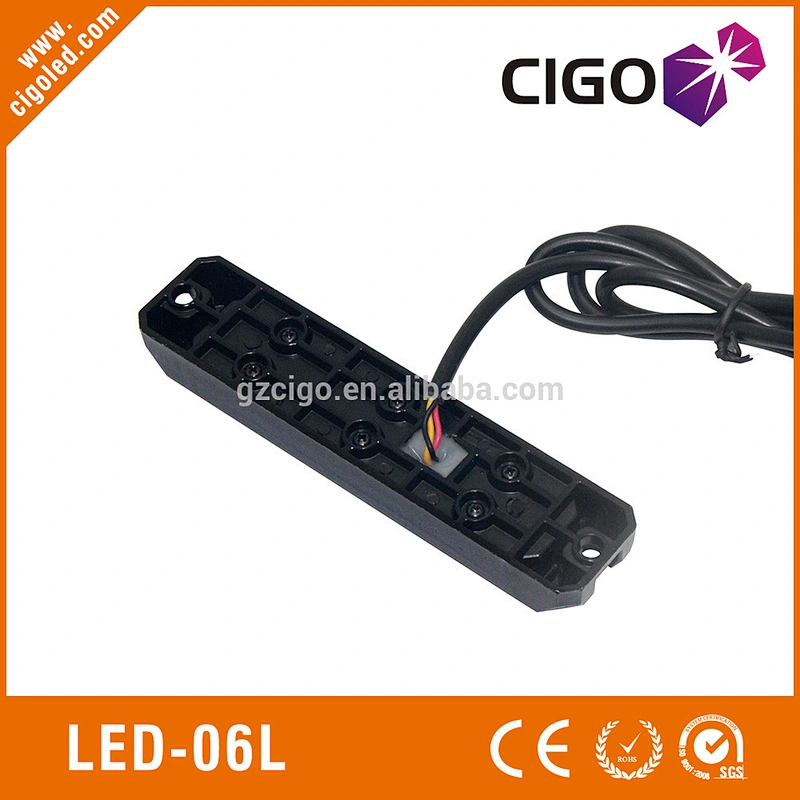 New item led warning lights for cars 12V 6pcs emergency flashing lights for vehicle green led emergency vehicle lights