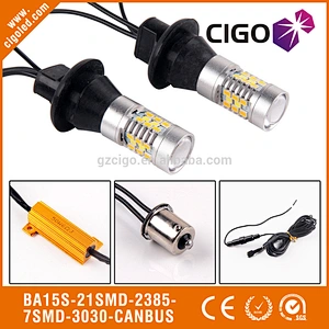 BAI5S-21SMD-2385-7SMD-3030-CANBUS DC12-24V Car Lights Led 14W Car Led Light Canbus 1156 Ba15s