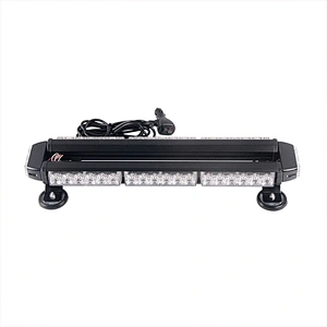 LED-318-3 red led emergency lights 12V magnetic mount light bar 42W led amber strobe light