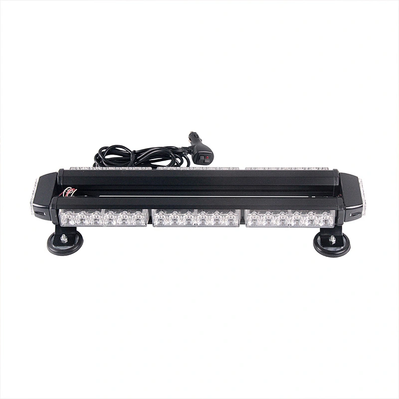 LED-318-3 red led emergency lights 12V magnetic mount light bar 42W led amber strobe light