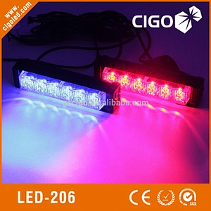 Wholesale led emergency vehicle warning lights LED-206 automotive strobe lights 12V amber strobe warning lights