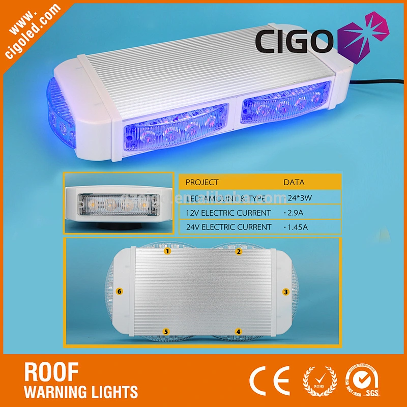 Good quality flashing warning lights led warning lights for emergency vehicles wholesale 72W roof mount led light bar