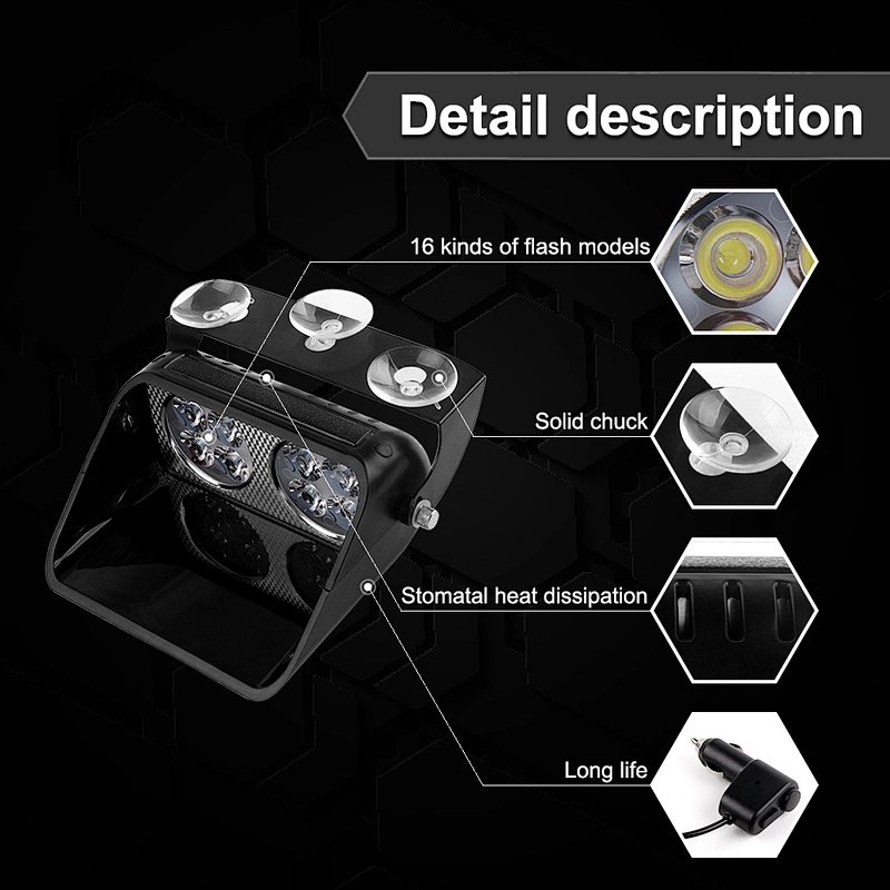 LED-S8 cheap led strobe plastic lights for all cars