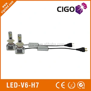 LED-V6-H7 led car headlamp bulbs 12-24V h7 led bulb headlight 30W led bulbs for cars headlights
